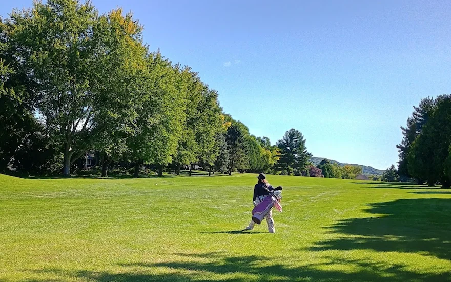 Marie on Lodi's 7th fairway