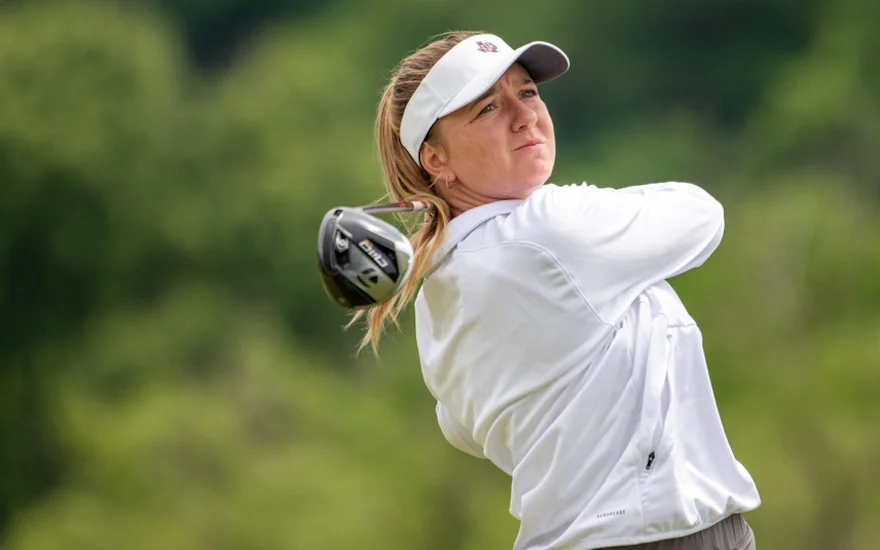 Adéla Cernousek at the 2024 U.S. Women’s Open