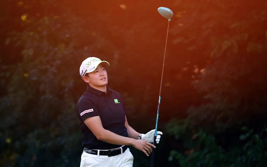 Akie Iwai stays focused as she builds a three-shot lead at the CPKC Women's Open