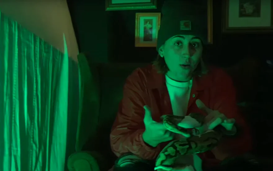 GG AKA Golf God, rocking Carhartt and casually holding a snake. She’s that cool.