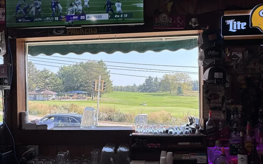 Village Bar view of The Glen Golf Course